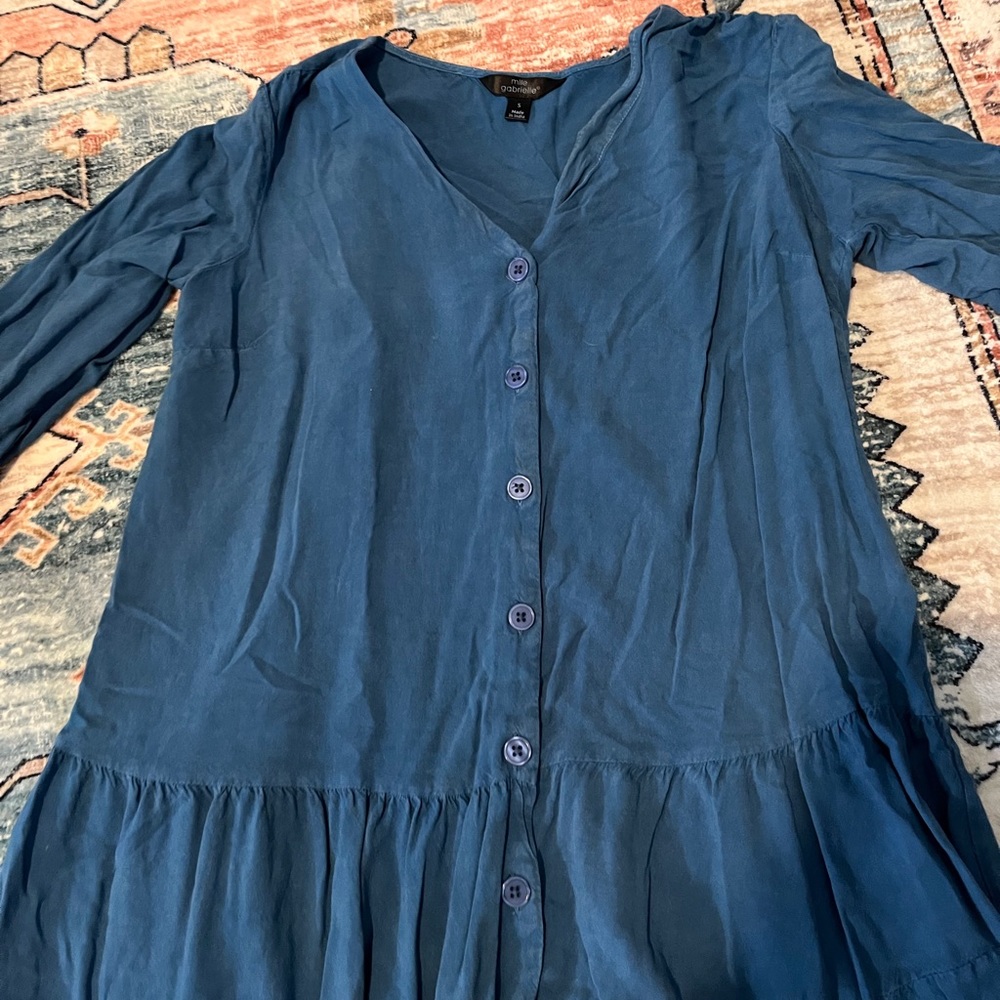 Chambray Mini Dress